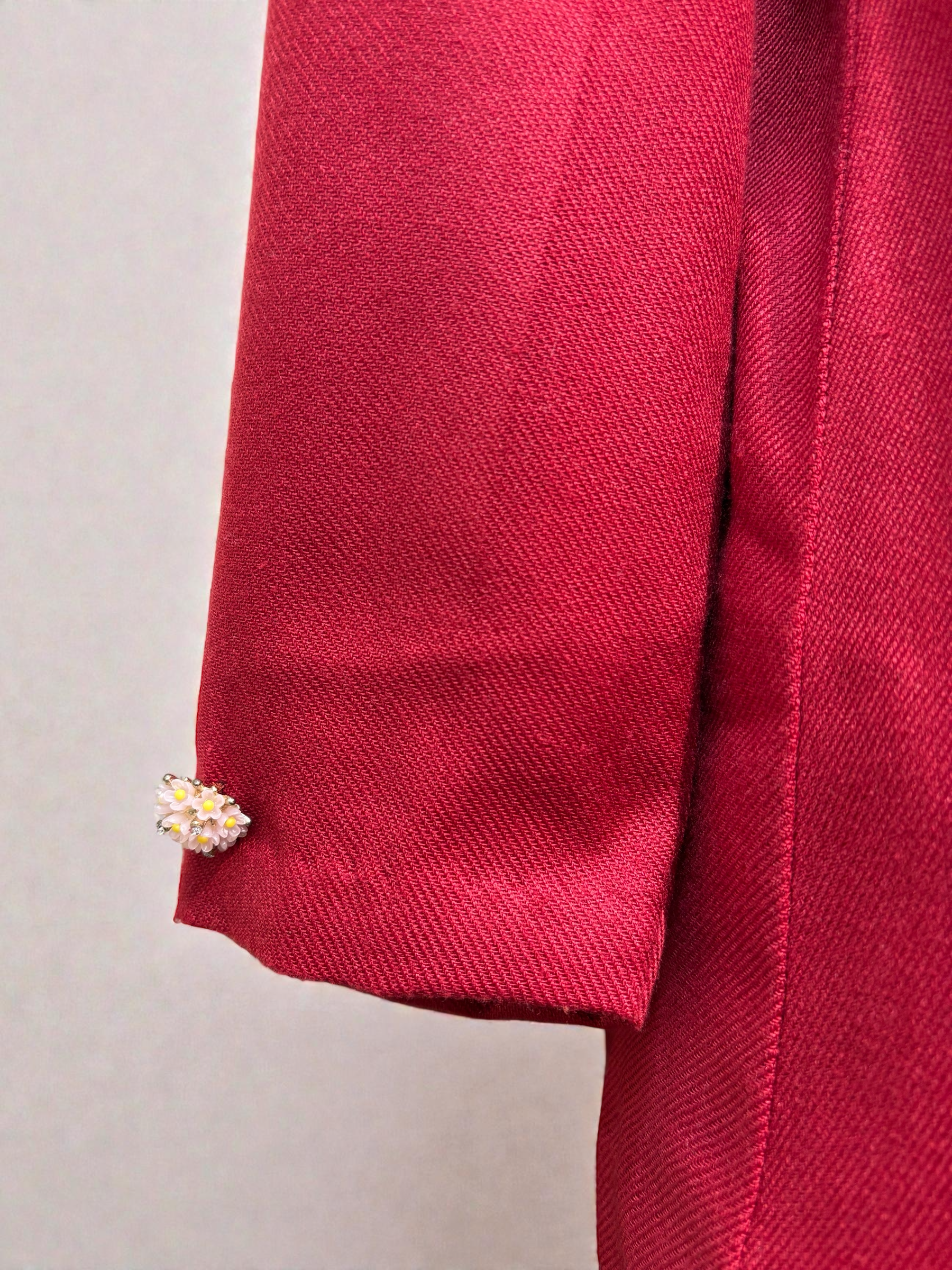 WOOLLEN MAROON CORD-SET